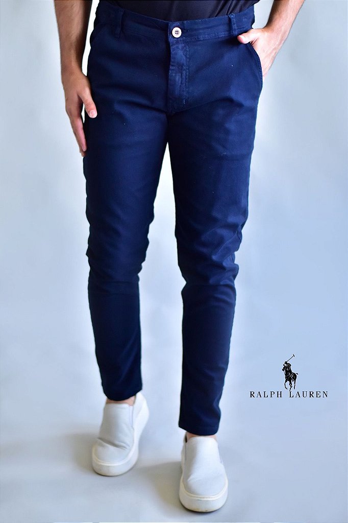 Calça Sarja RL - Azul Marinho